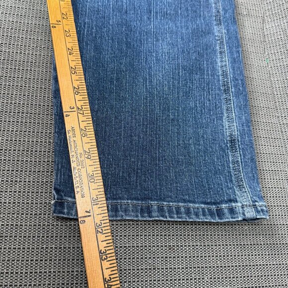 Wrangler Mens Size 44x32 Carpenter Jeans Relaxed Fit Blue Denim Cotton Blend - Picture 5 of 8